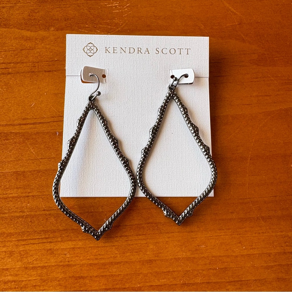 Kendra Scott Silver Drop Earrings